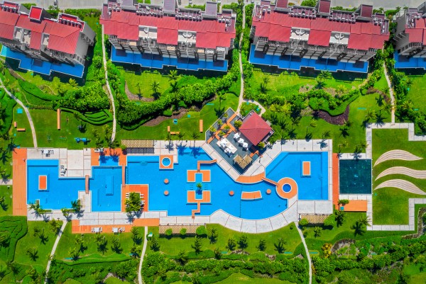 Fotografía Aérea profesional arquitectura cancún y riviera maya