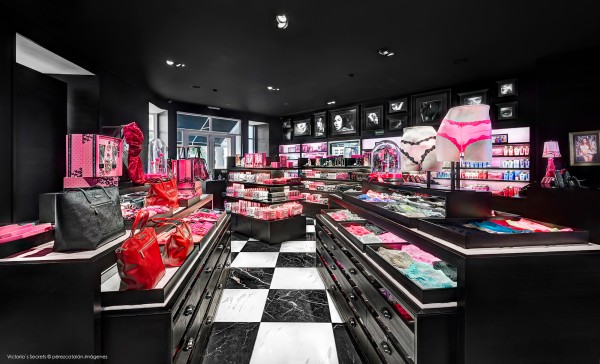 victorias secrets botiques luxury avenue professional photography interior architecture cancun riviera maya